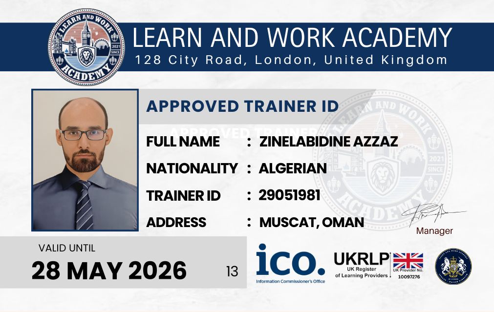 Training Programs Accreditation – Learn and Work Academy